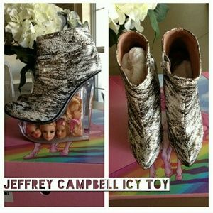 Jeffree Campbell Icy Toy Barbie Wedge Booties
